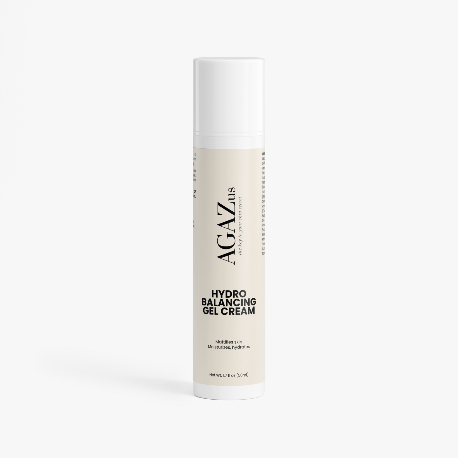 AGAZus Hydro Balancing Gel-Cream oil-free water hydrator for oily sensitive skin